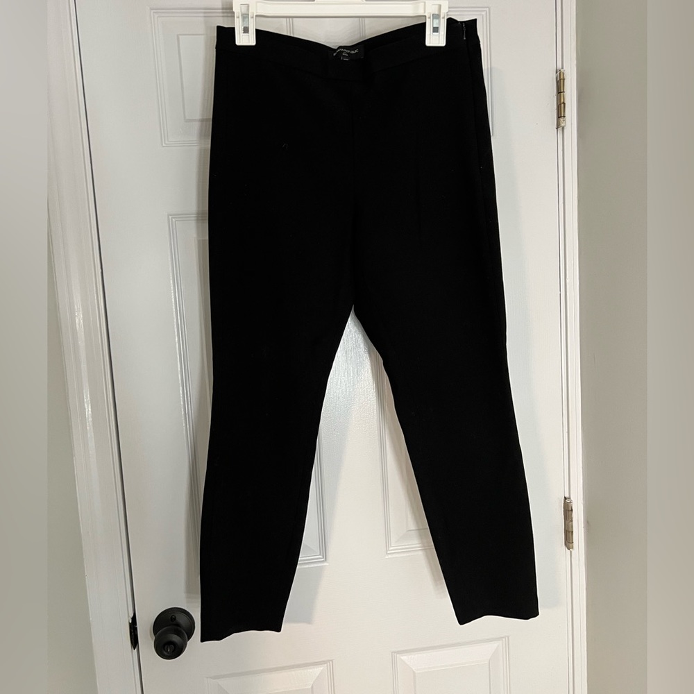 Black Cropped Trousers